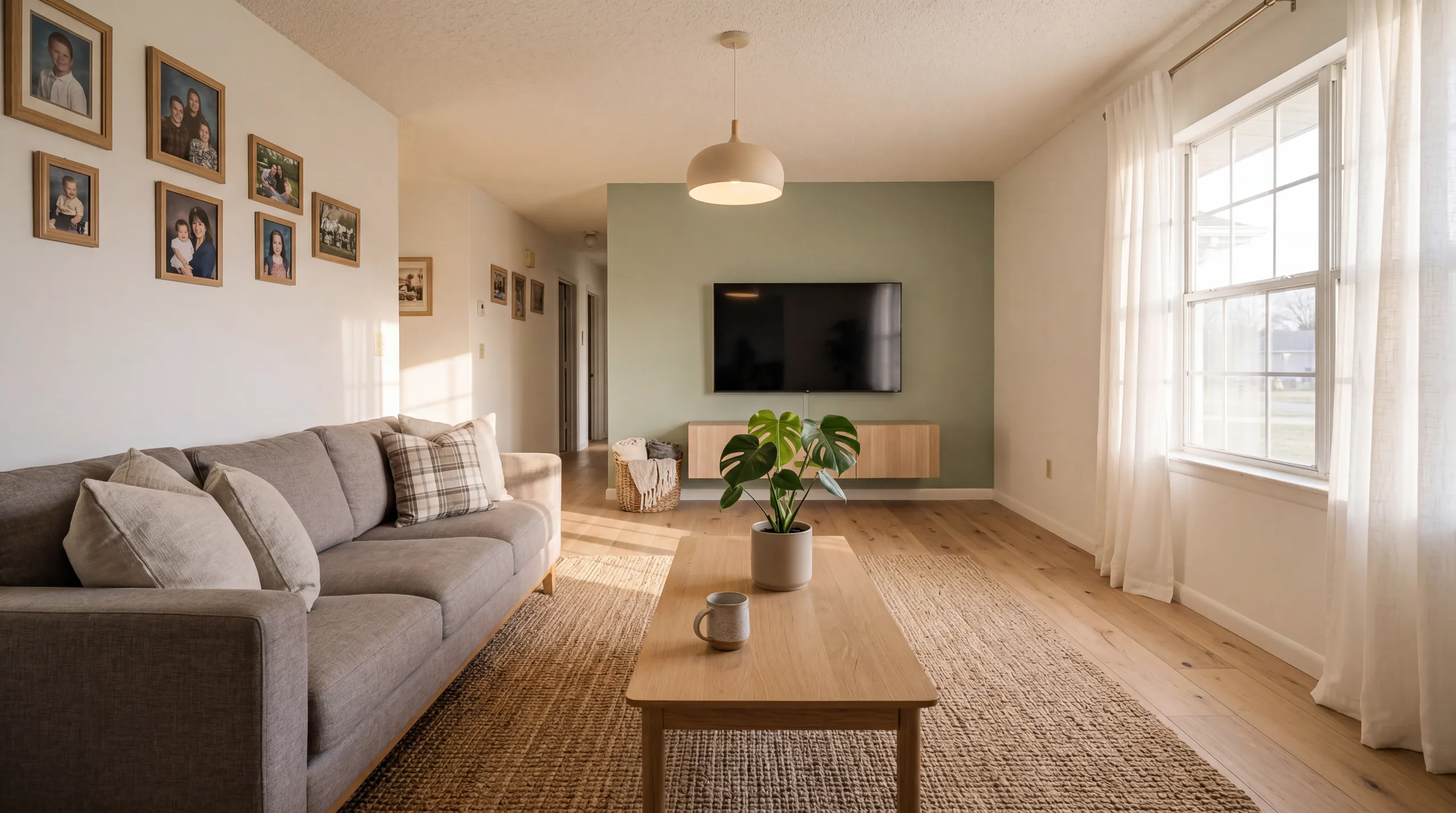 Living Room - After: Modern